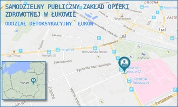 ODDZIAŁ DETOKSYKACYJNY - SAMODZIELNY PUBLICZNY ZAKŁAD OPIEKI ZDROWOTNEJ W ŁUKOWIE - DR ANDRZEJA ROGALIŃSKIEGO 3, ŁUKÓW