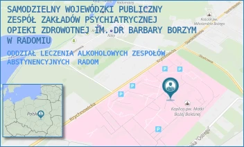 ODDZIAŁ LECZENIA ALKOHOLOWYCH ZESPOŁÓW ABSTYNENCYJNYCH - SAMODZIELNY WOJEWÓDZKI PUBLICZNY ZESPÓŁ ZAKŁADÓW PSYCHIATRYCZNEJ OPIEKI ZDROWOTNEJ IM. DR BARBARY BORZYM W RADOMIU - KRYCHNOWICKA 1, RADOM