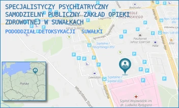 PODODDZIAŁ DETOKSYKACJI - SPECJALISTYCZY PSYCHIATRYCZNY SAMODZIELNY PUBLICZNY ZAKŁAD OPIEKI ZDROWOTNEJ W SUWAŁKACH - SZPITALNA 62, SUWAŁKI