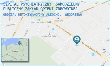 ODDZIAŁ DETOKSYKACYJNY ALKOCHOL - SZPITAL PSYCHIATRYCZNY SAMODZIELNY PUBLICZNY ZAKŁAD OPIEKI ZDROWOTNEJ - GEN.J.BEMA 24, WĘGORZEWO