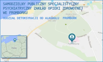 ODDZIAŁ DETOKSYKACJI OD ALKOHOLU - SZPITAL PSYCHIATRYCZNY ŚW. ANTONIEGO WIELKIEGO WE FROMBORKU - SANATORYJNA 1,  FROMBORK