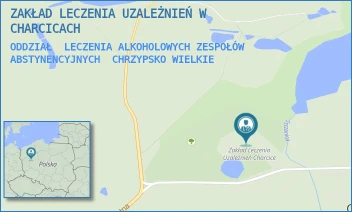 ODDZIAŁ  LECZENIA ALKOHOLOWYCH ZESPOŁÓW ABSTYNENCYJNYCH - WOJEWÓDZKI OŚRODEK TERAPII UZALEŻNIEŃ I WSPÓŁUZALEŻNIENIA W CHARCICACH - CHARCICE 12,  CHRZYPSKO WIELKIE